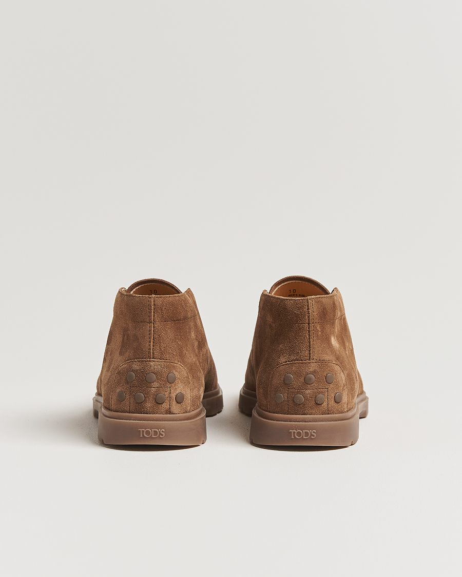 Heren | Laarzen | Tod's | Polacco Moc Desert Boots Brown Suede
