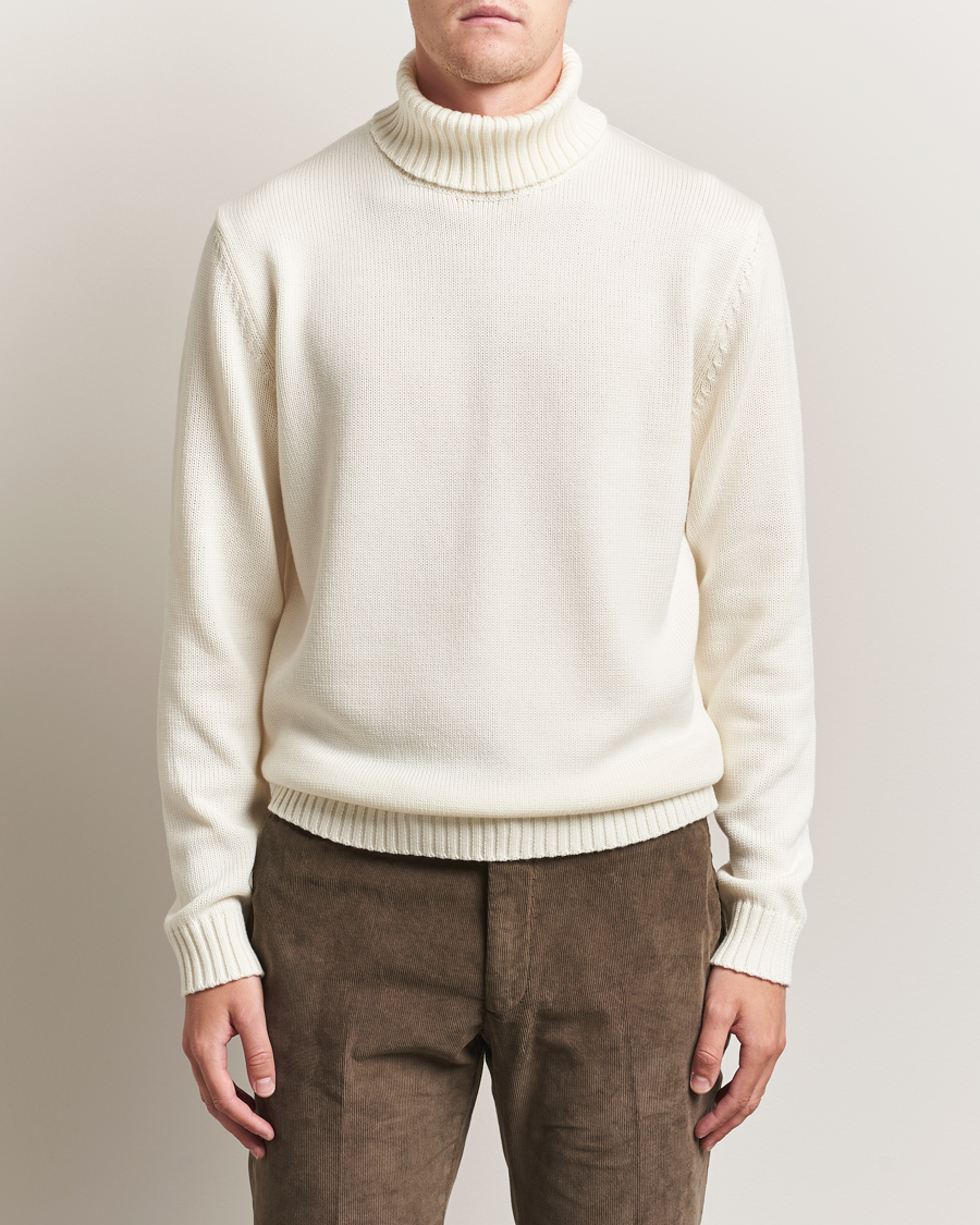 Homme | Pulls Et Tricots | Zanone | Virgin Merino Wool Rollneck Latte