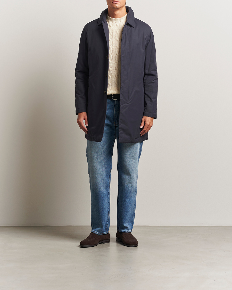 Homme | Manteaux Et Vestes | Valstar | Milano Padded Rain Coat Navy