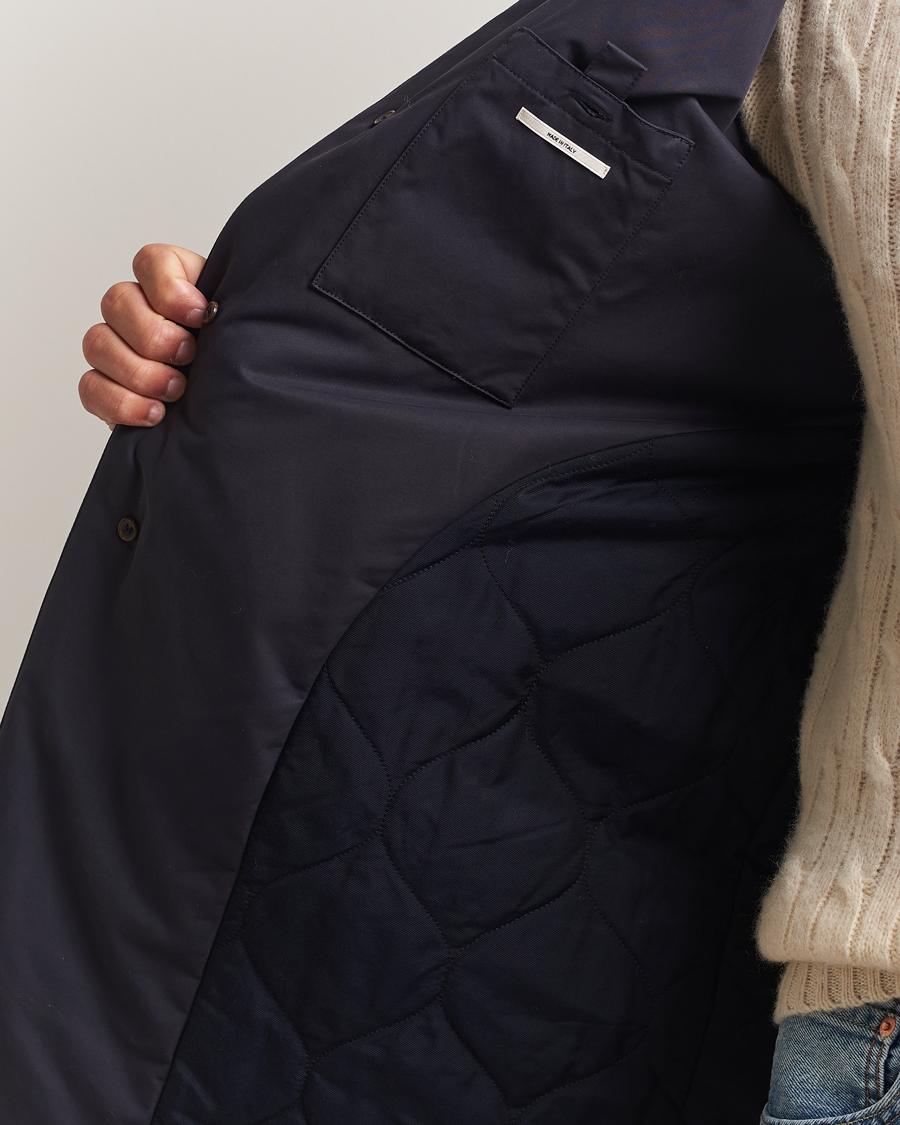 Homme | Manteaux Et Vestes | Valstar | Milano Padded Rain Coat Navy