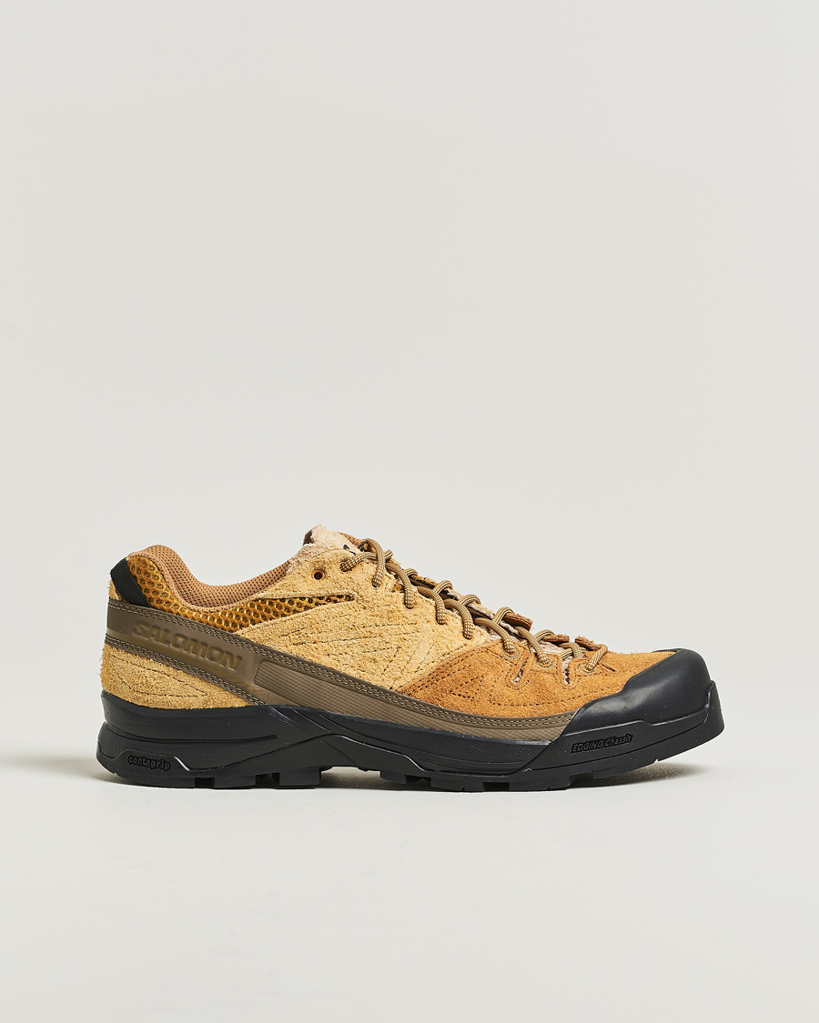 Heren | Sneakers | Salomon | X-ALP Suede Sneakers Bronze Brown