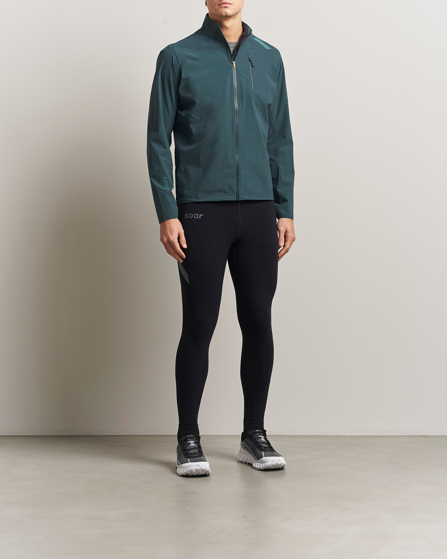 Heren | Jassen | SOAR Running | Rainout Shell Green Gables