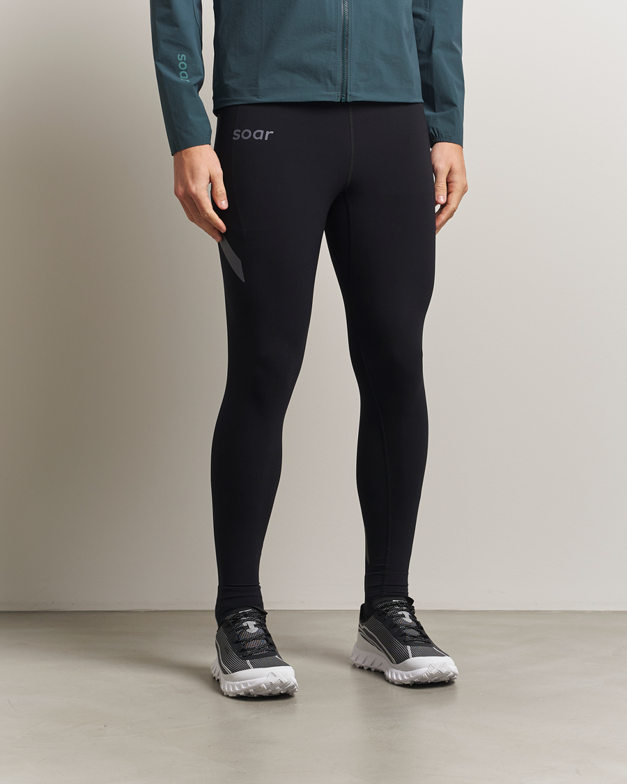Heren | Broeken | SOAR Running | Session Tight Black