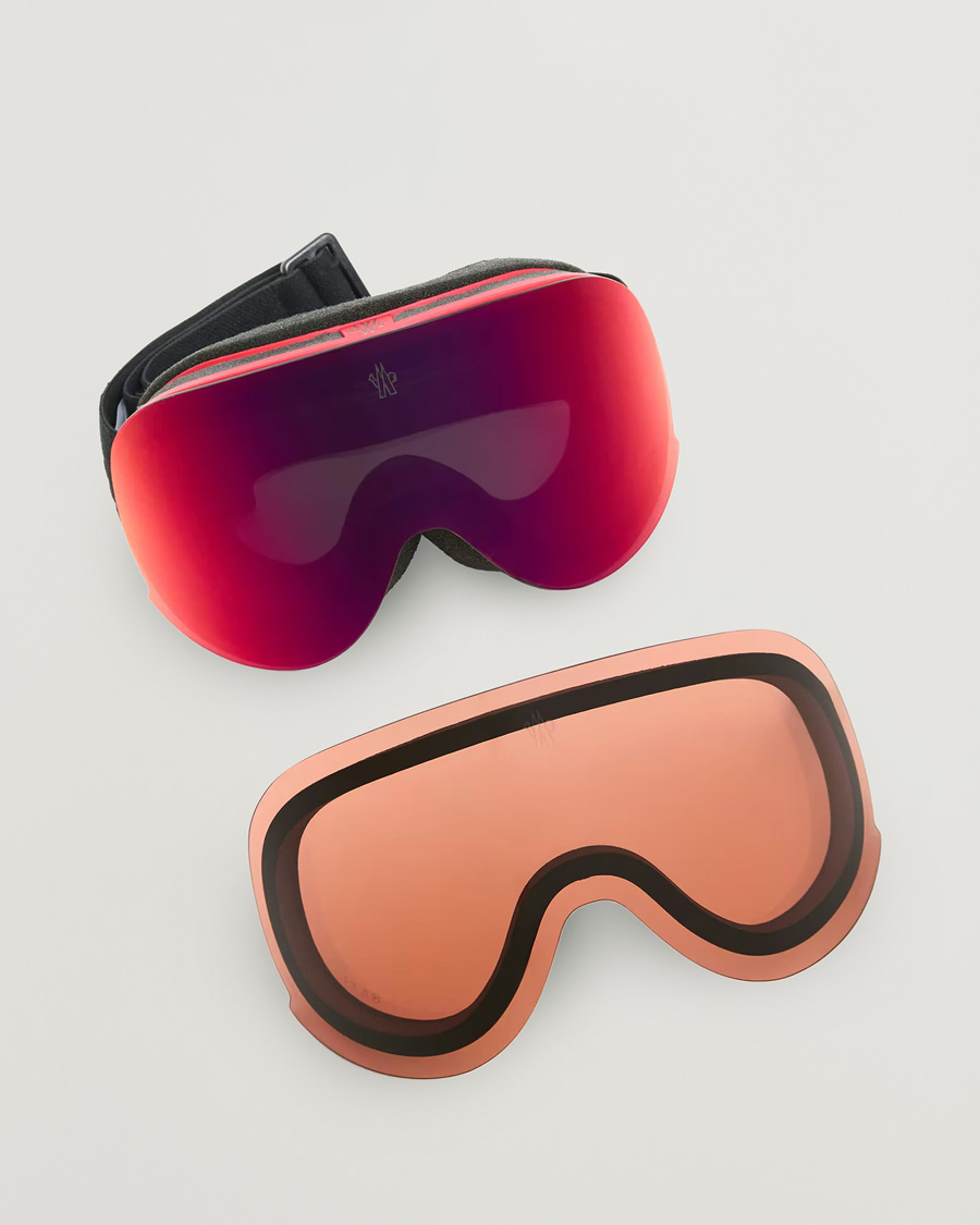 Homme | Lunettes De Soleil | Moncler Lunettes | Snowflare Ski Goggles Black/Red