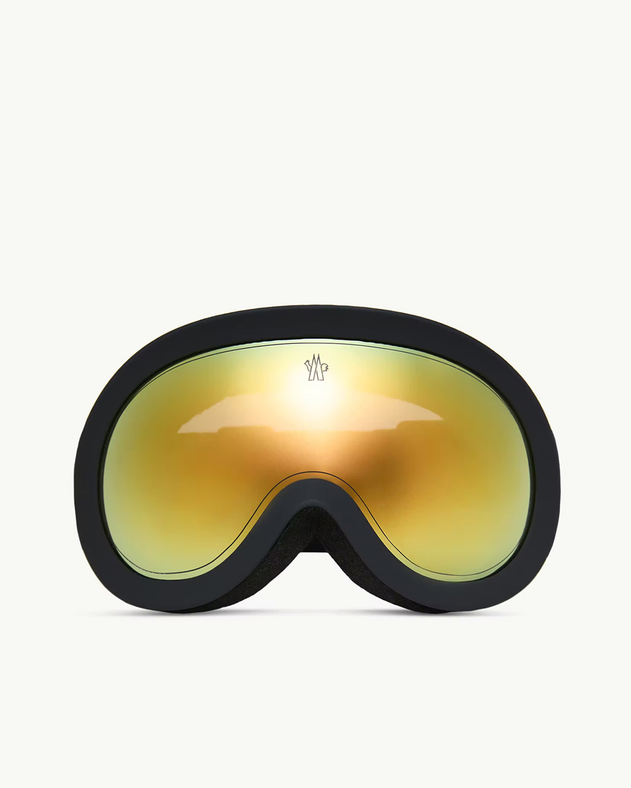 Homme | Lunettes De Soleil | Moncler Lunettes | 0ME8018 Ski Goggles Black/Gold