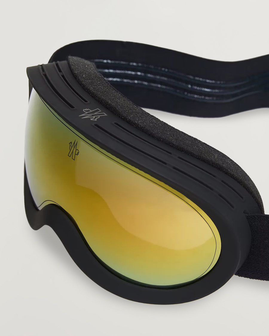 Homme | Lunettes De Soleil | Moncler Lunettes | 0ME8018 Ski Goggles Black/Gold