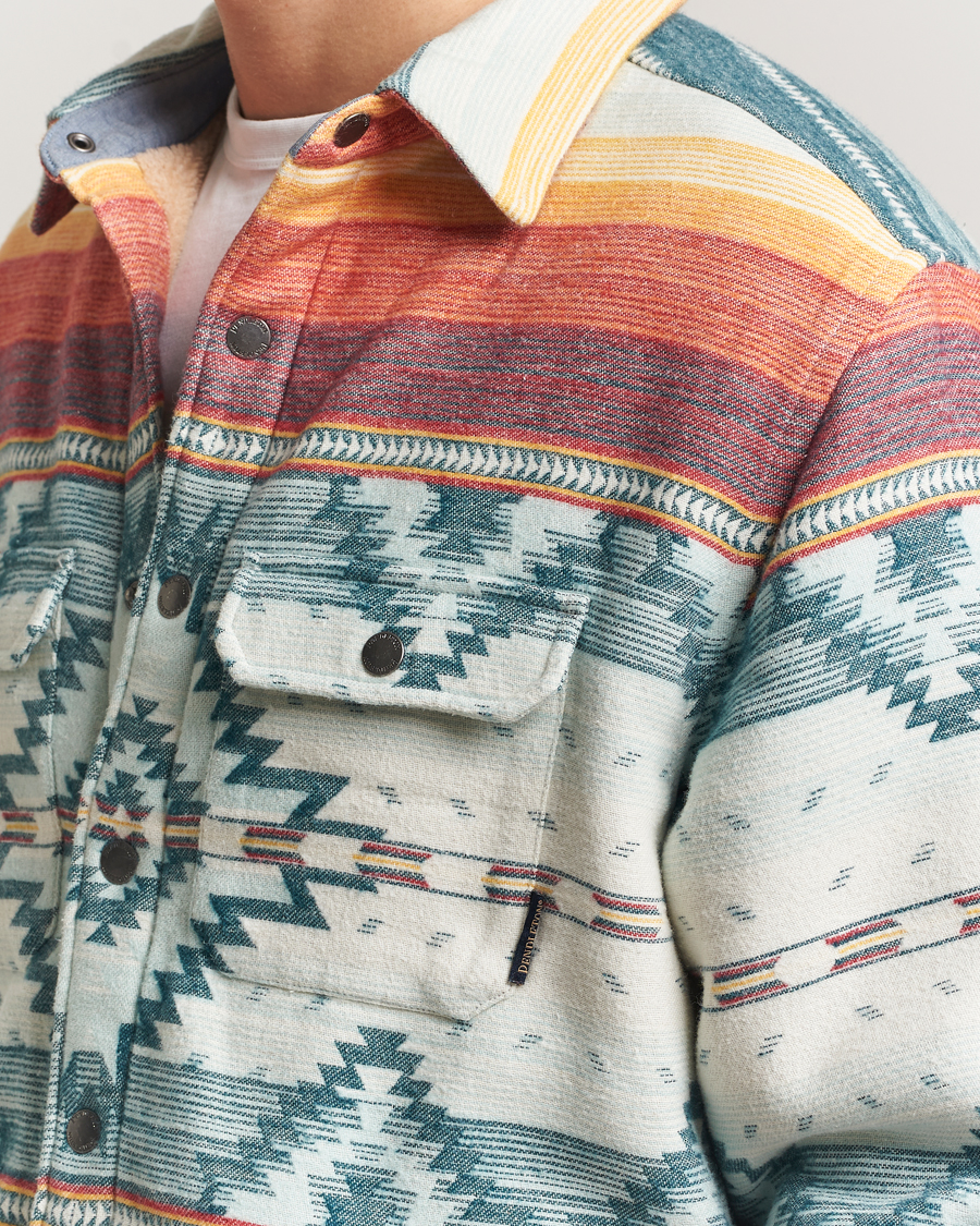 Homme | Pulls Et Tricots | Pendleton | Bay City Teddy Lined Shirt Jacket Saltillo Stripe