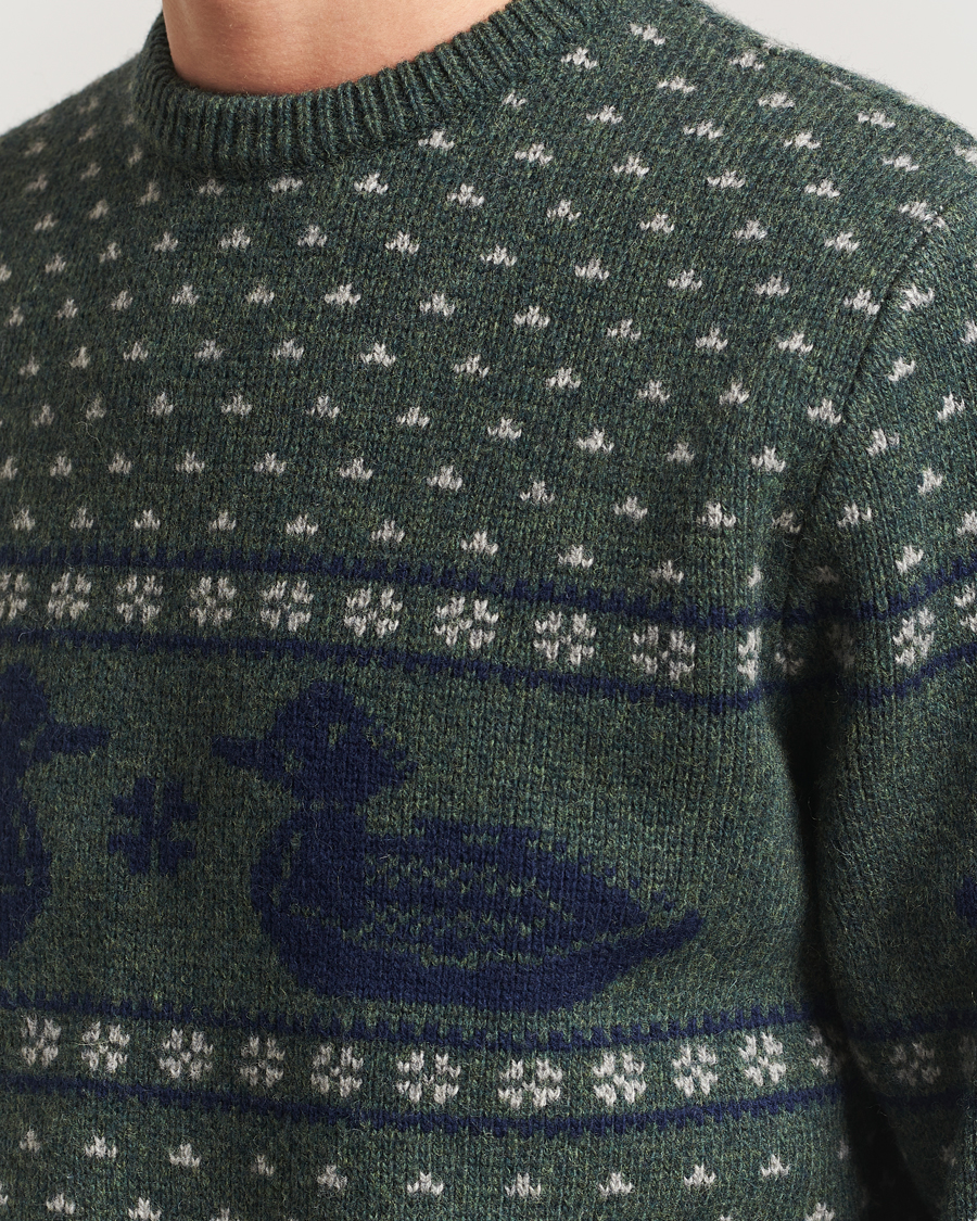 Heren | Truien | Pendleton | Wool Duck Sweater Green