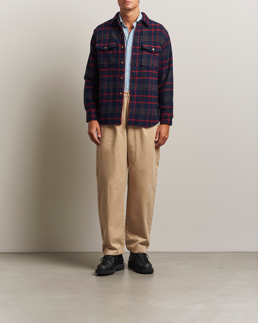 Heren | Overhemden | Pendleton | Big Pocket Shirt Blue Check