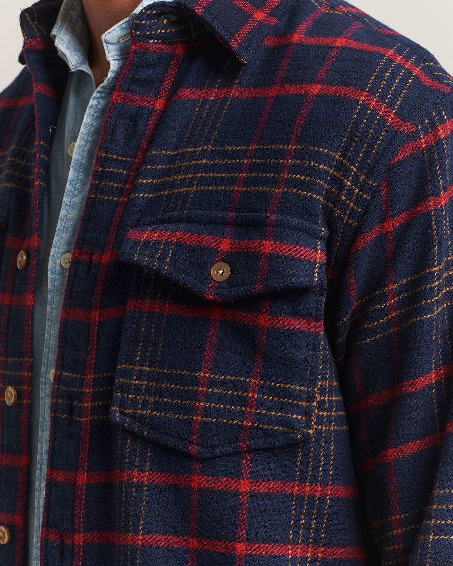 Heren | Overhemden | Pendleton | Big Pocket Shirt Blue Check