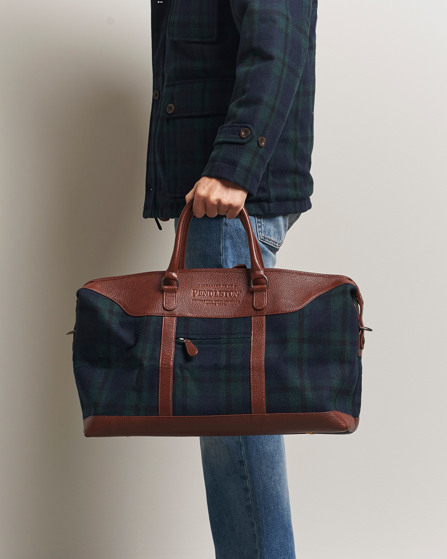 Heren | Tassen | Pendleton | Wool Weekend Bag Blackwatch Tartan