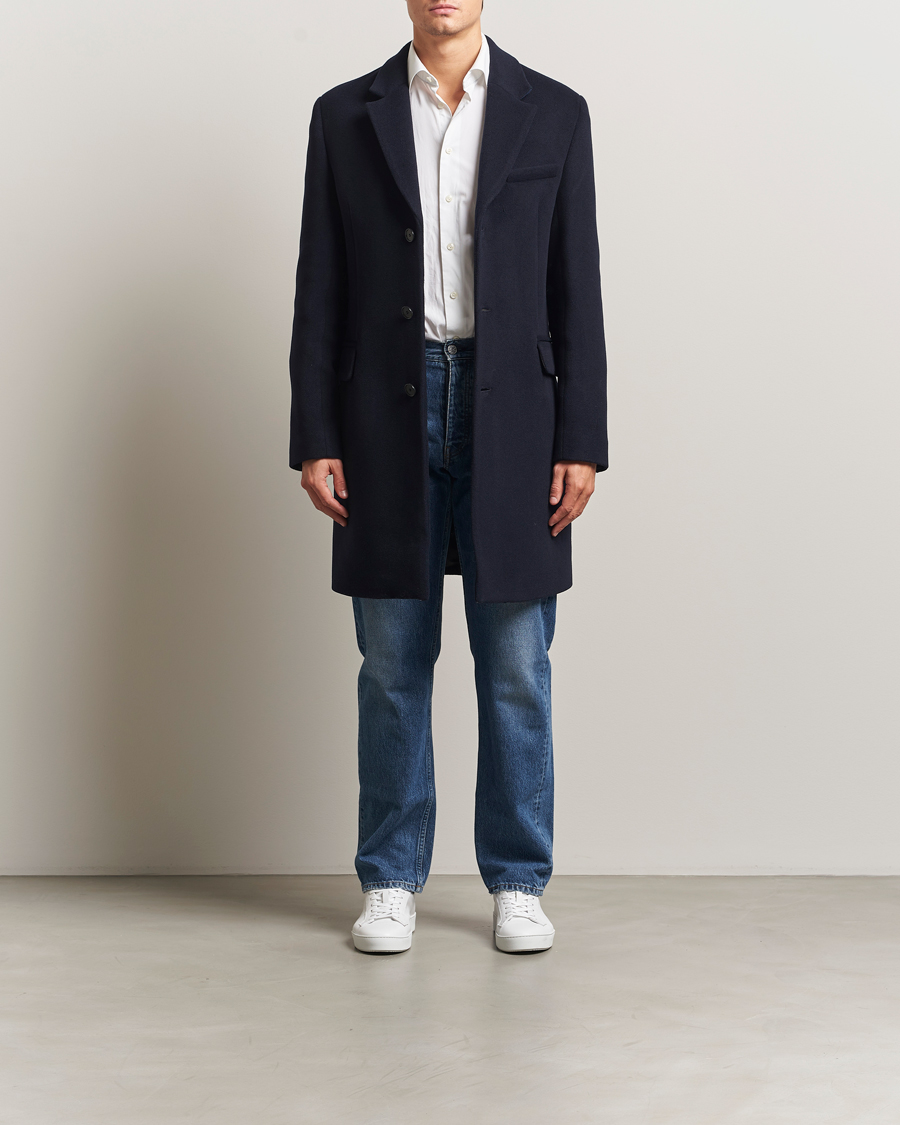 Heren | Jassen | Filippa K | William Wool Coat Navy