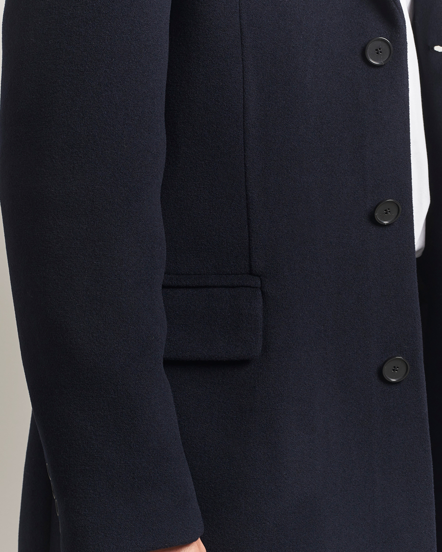 Heren | Jassen | Filippa K | William Wool Coat Navy