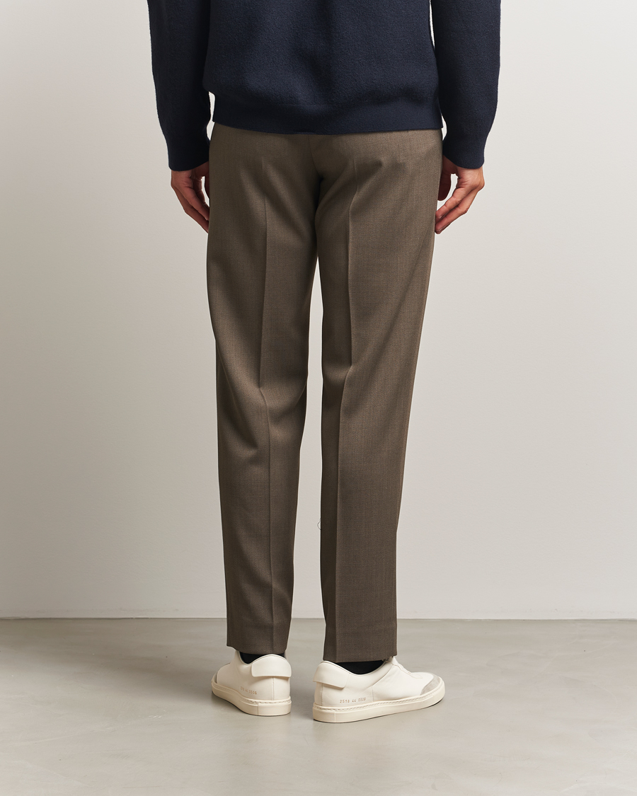 Heren | Broeken | Filippa K | Theo Relaxed Wool Trousers Driftwood