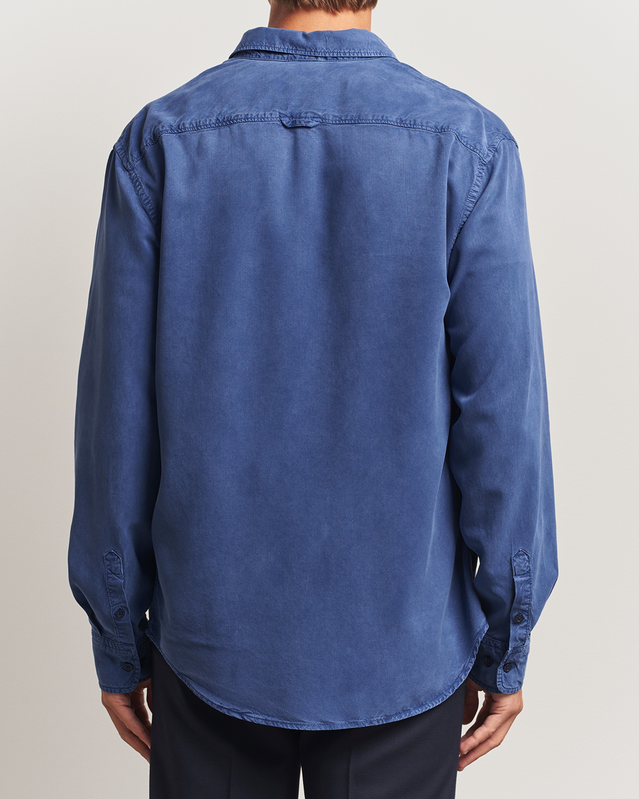 Homme | Chemises | Filippa K | Zachary Lyocell Shirt Royal Navy