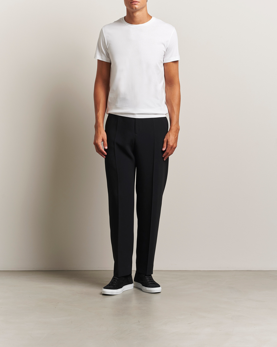 Homme | T-shirts | Filippa K | Lightweight Cotton Crew Neck T-Shirt White