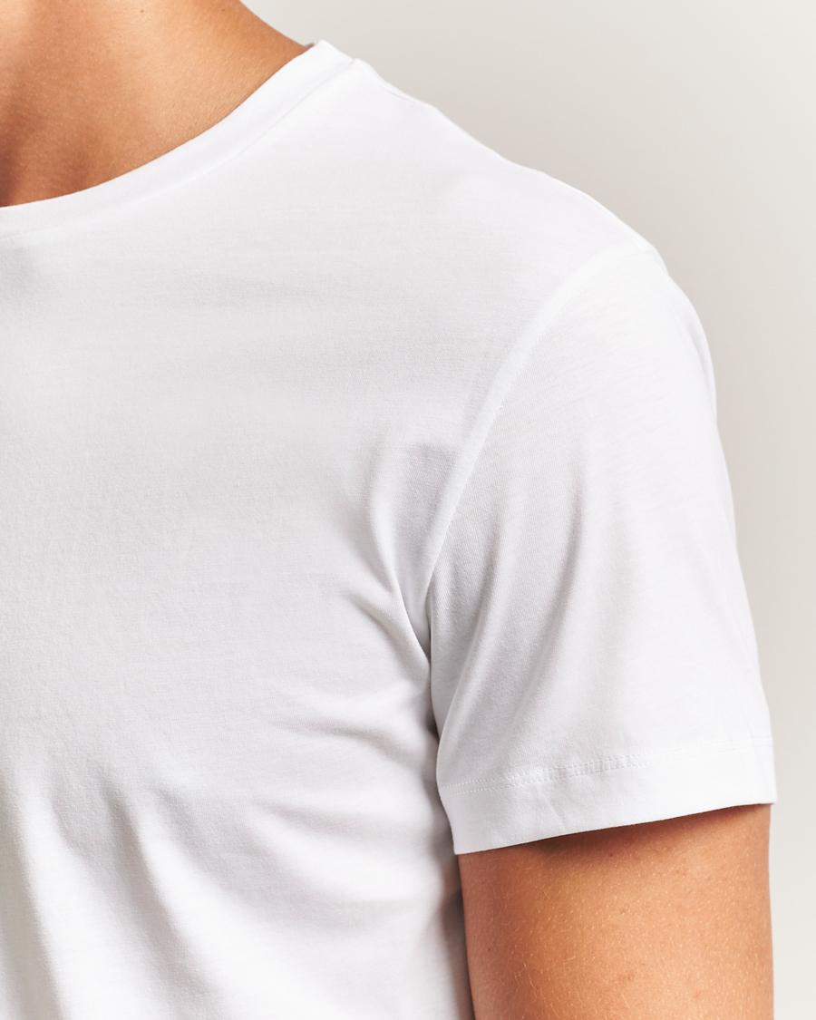 Homme | T-shirts | Filippa K | Lightweight Cotton Crew Neck T-Shirt White
