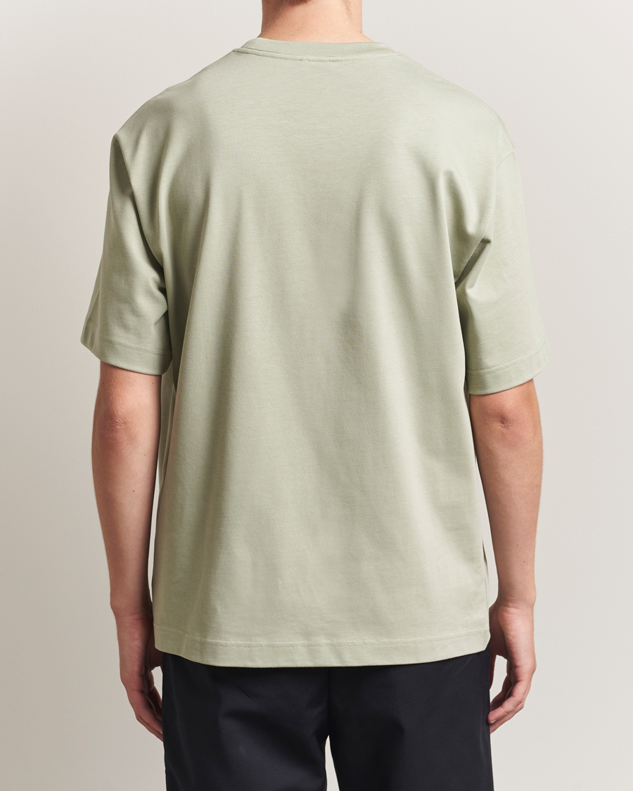Heren | T-shirts | Filippa K | Heavy Cotton Crew Neck T-Shirt Faded Green Grey