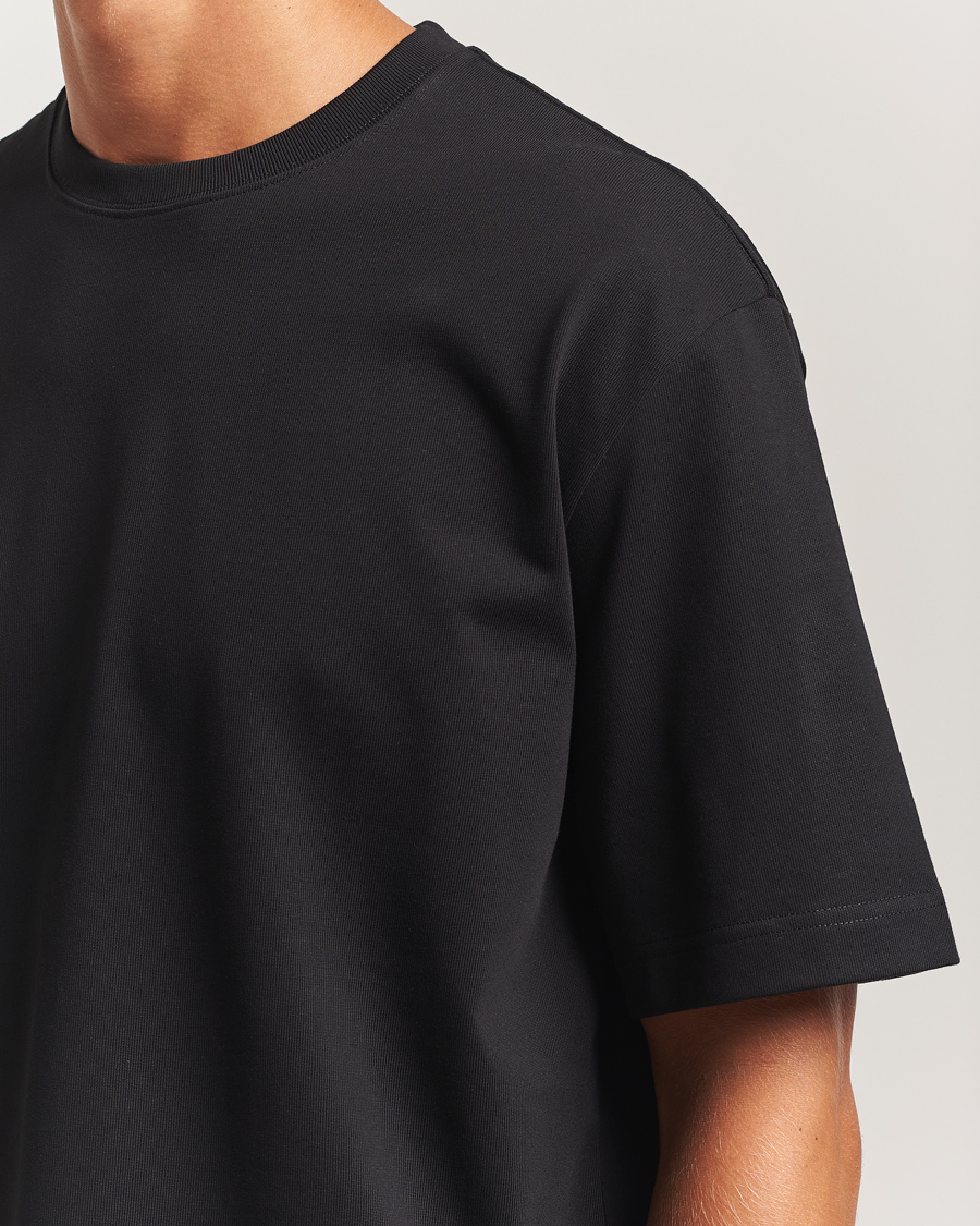 Homme | T-shirts | Filippa K | Heavy Cotton Crew Neck T-Shirt Black