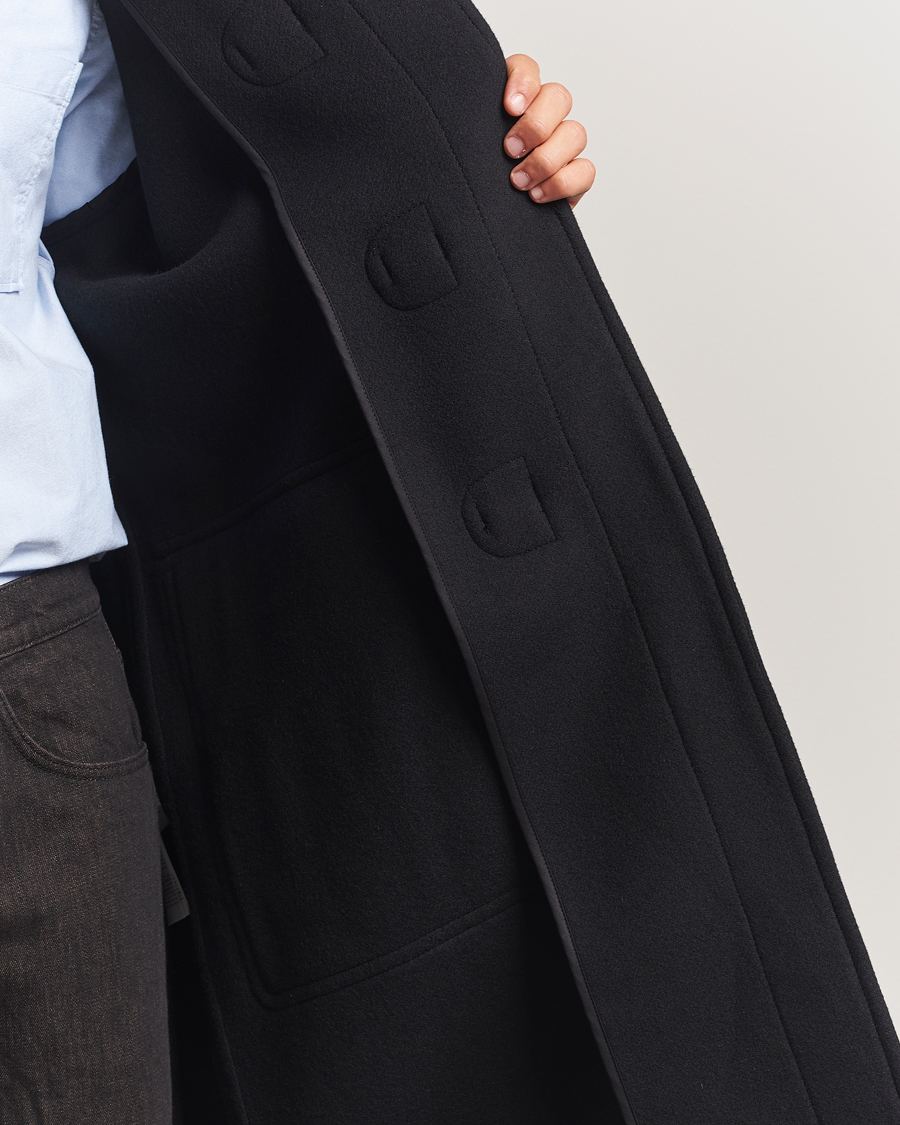 Heren | Jassen | Filippa K | Monty Wool Duffle Coat Black