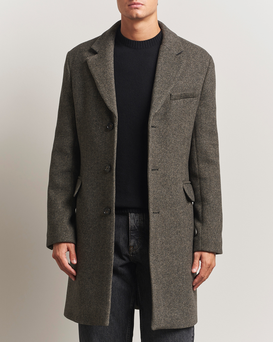 Homme | Manteaux Et Vestes | Filippa K | William Wool Textured Coat Driftwood