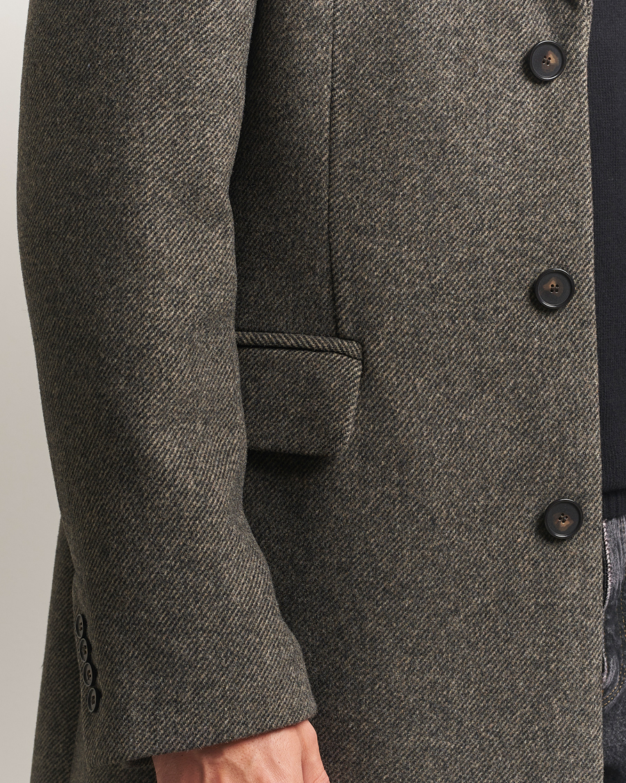 Homme | Manteaux Et Vestes | Filippa K | William Wool Textured Coat Driftwood