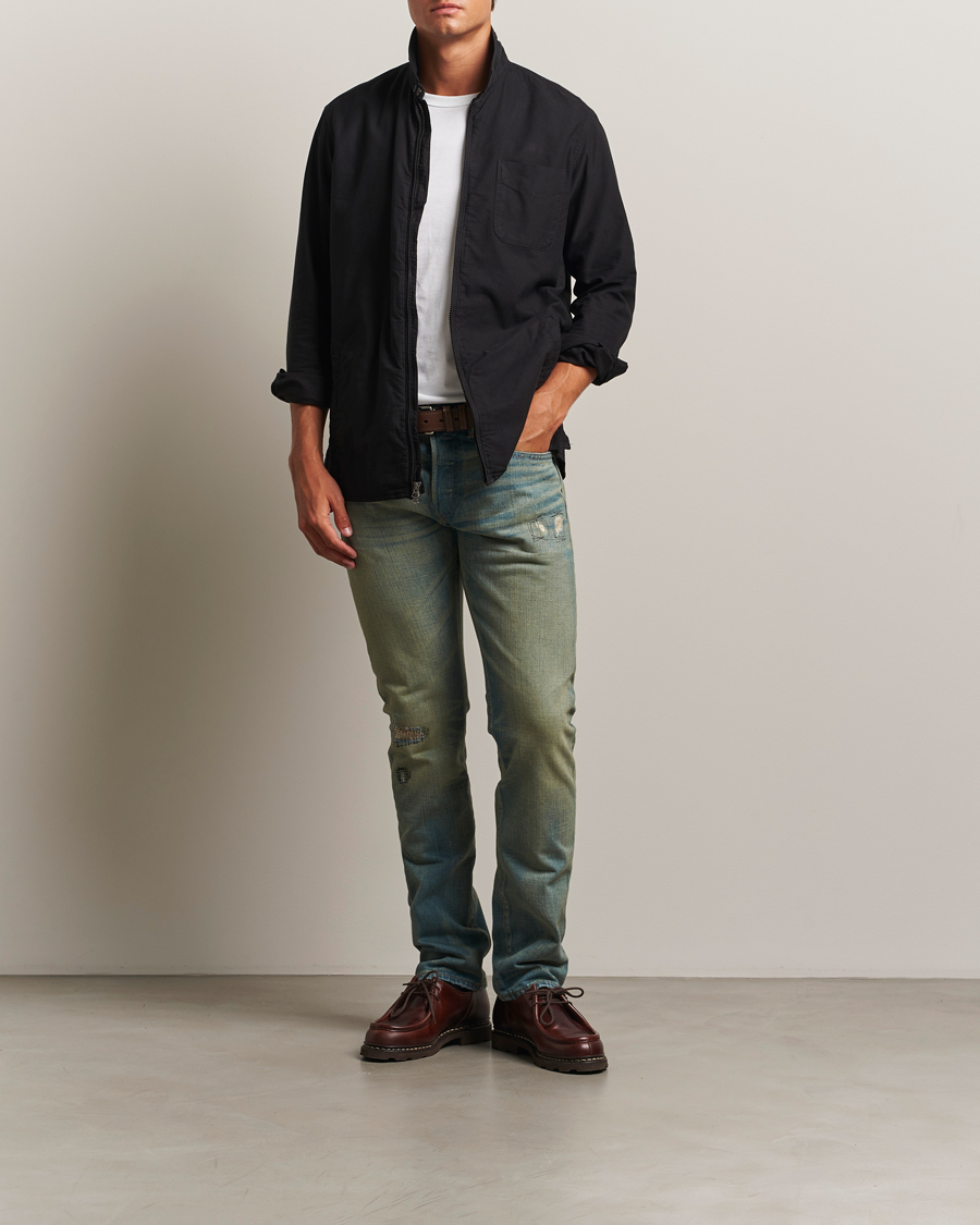 Homme | Jeans | RRL | Slim Fit 5-Pocket Denim Ridgway Wash