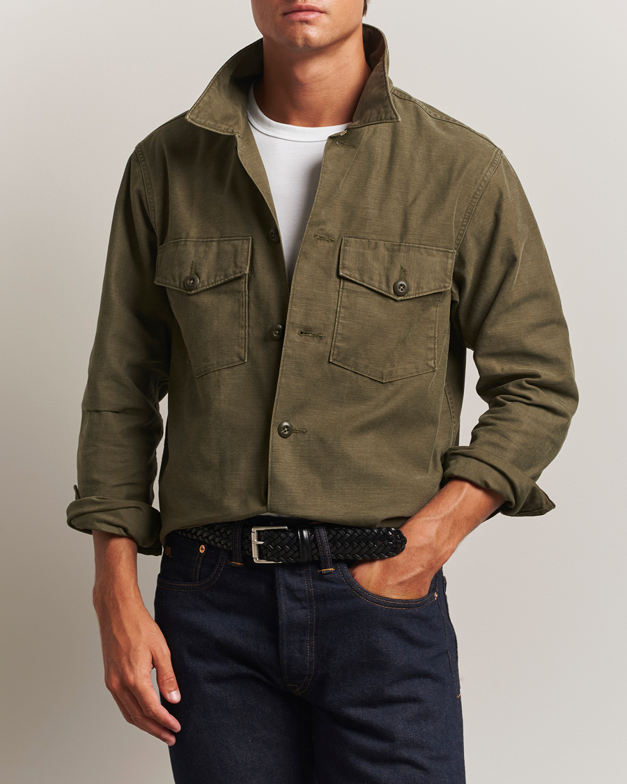 Heren | Overhemden | RRL | Regiment Overshirt Olive