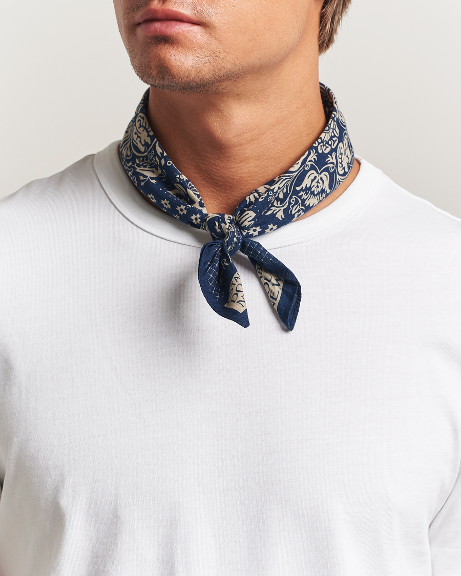 Heren | Pochets | RRL | Ried Bandana Indigo/Cream
