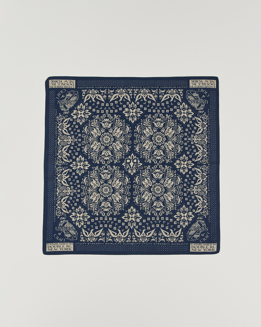 Heren | Pochets | RRL | Ried Bandana Indigo/Cream