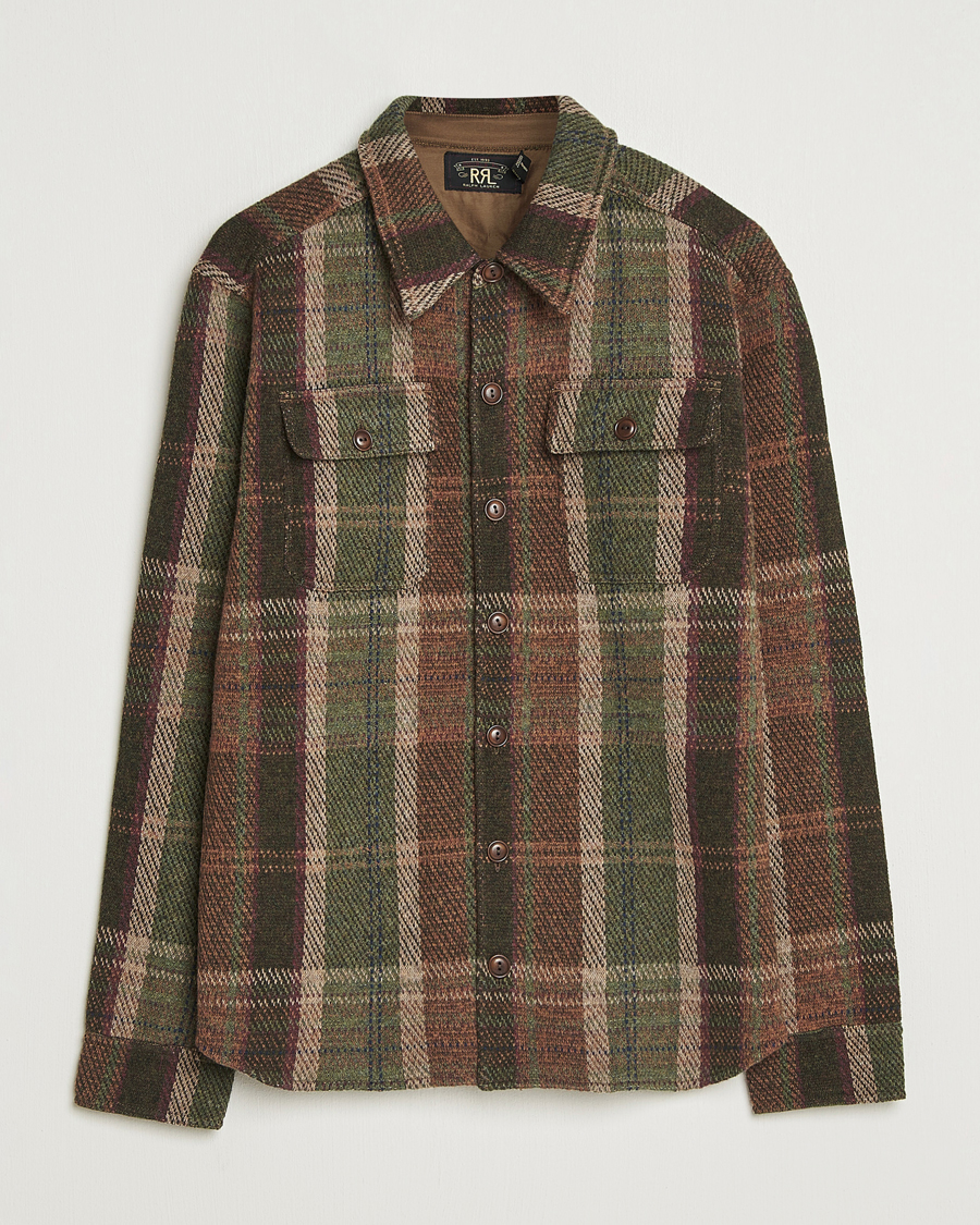 Homme | Manteaux Et Vestes | RRL | Matlock Cashmere Shirt Jacket Olive