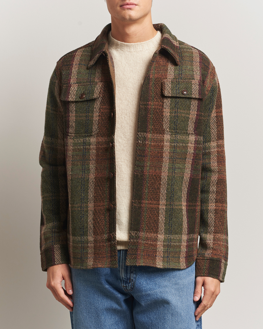 Homme | Manteaux Et Vestes | RRL | Matlock Cashmere Shirt Jacket Olive