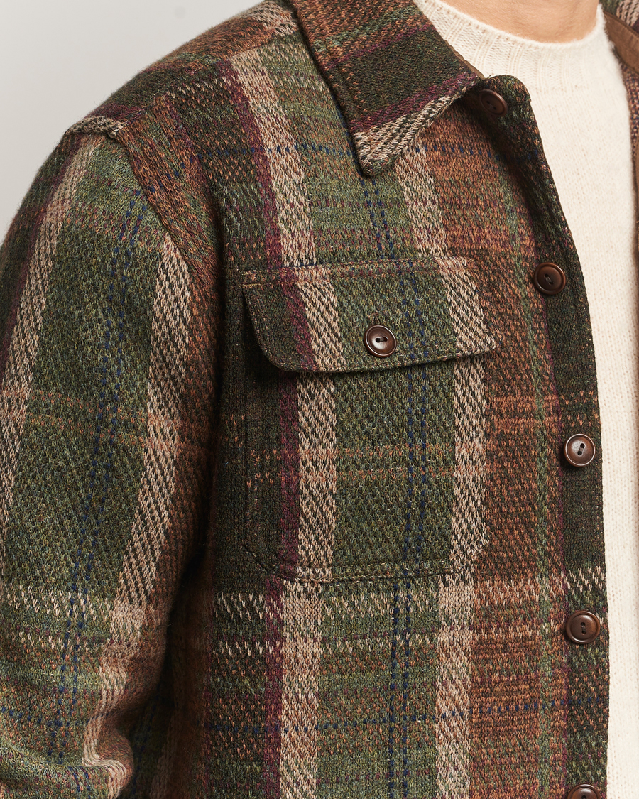 Homme | Manteaux Et Vestes | RRL | Matlock Cashmere Shirt Jacket Olive
