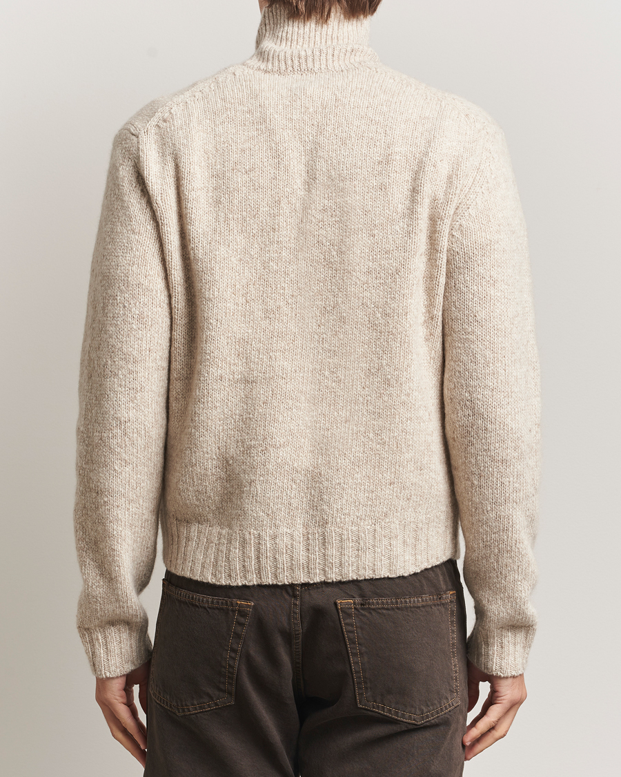Homme | Pulls Et Tricots | Auralee | Cashmere Melange Rollneck Beige