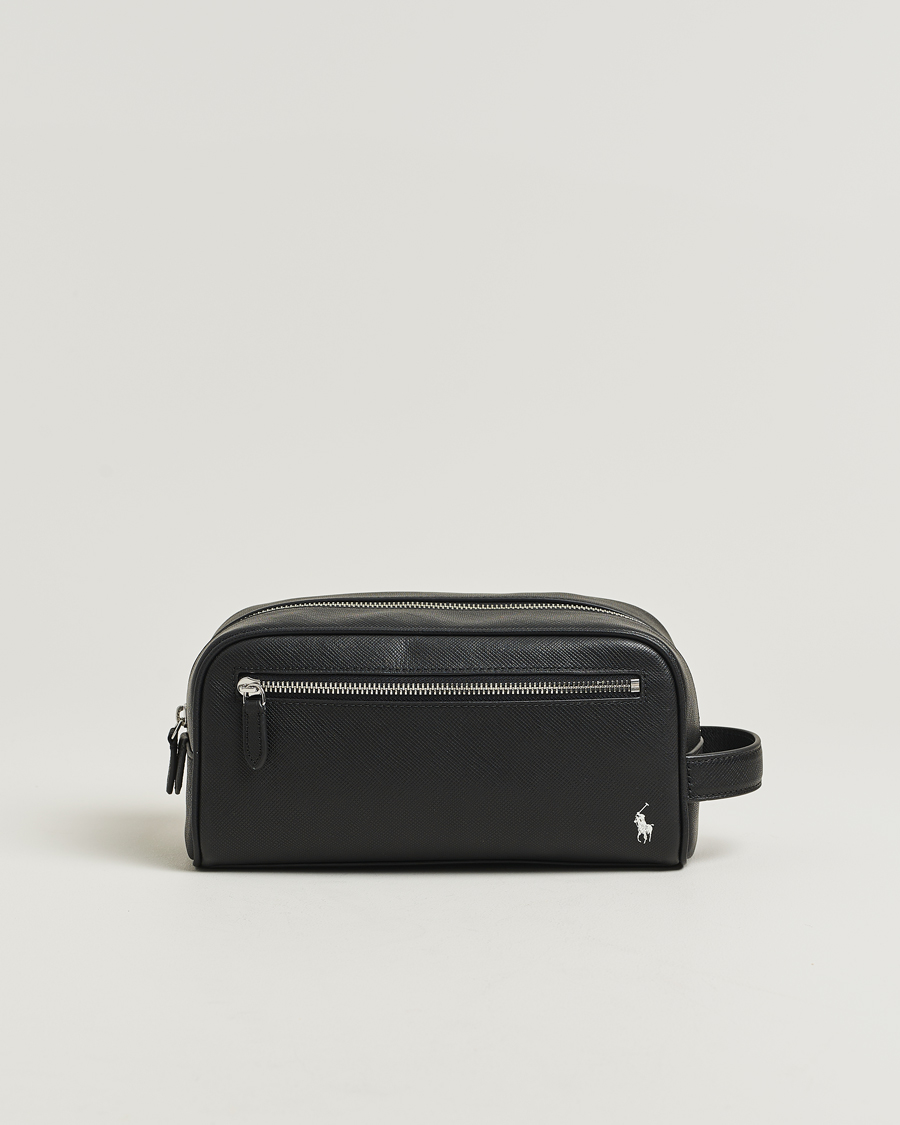 Heren | Tassen | Polo Ralph Lauren | Saffiano Leather Washbag Black