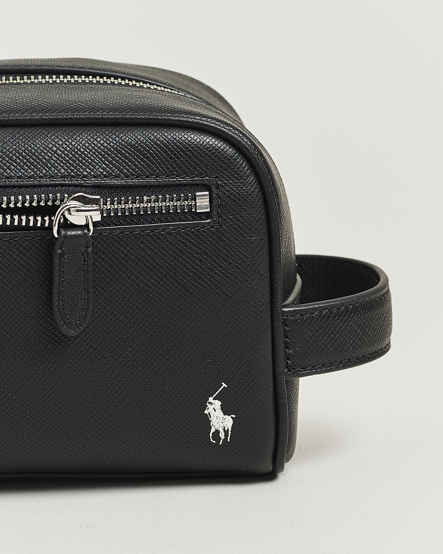 Heren | Tassen | Polo Ralph Lauren | Saffiano Leather Washbag Black
