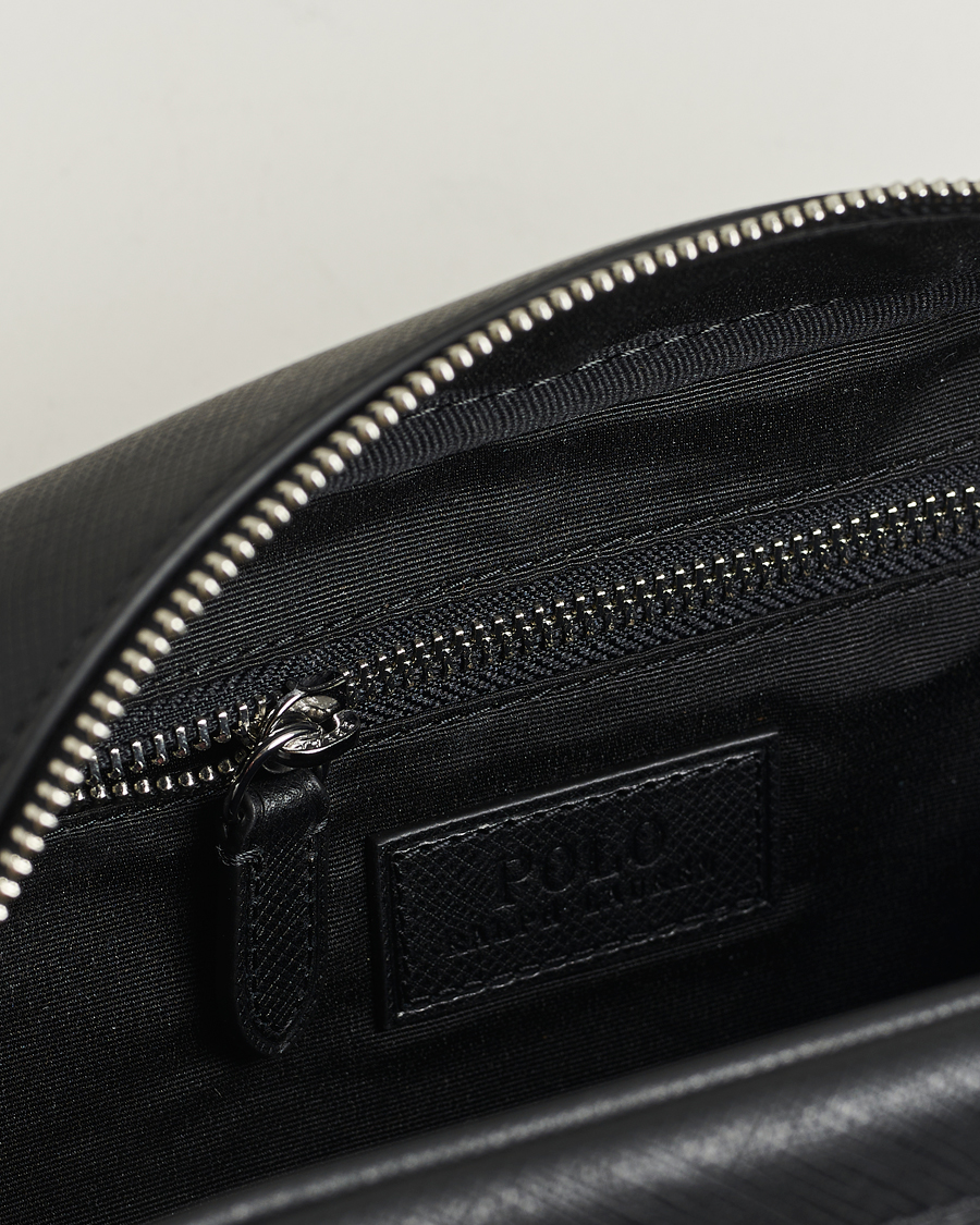 Heren | Tassen | Polo Ralph Lauren | Saffiano Leather Washbag Black