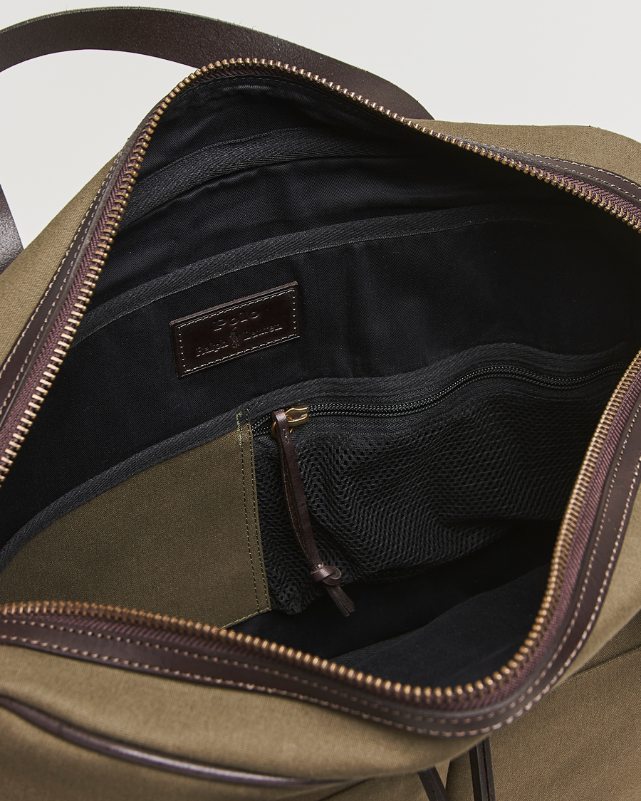 Homme | Sacs | Polo Ralph Lauren | Commuter Canvas Messenger Bag Defender Green/Brown