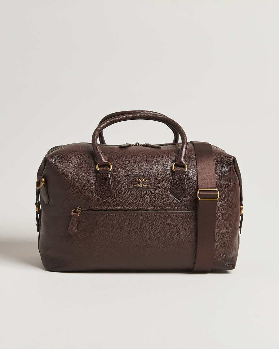Heren | Tassen | Polo Ralph Lauren | Polo Ralph LaurenPebble Leather Duffle BagDark Brown