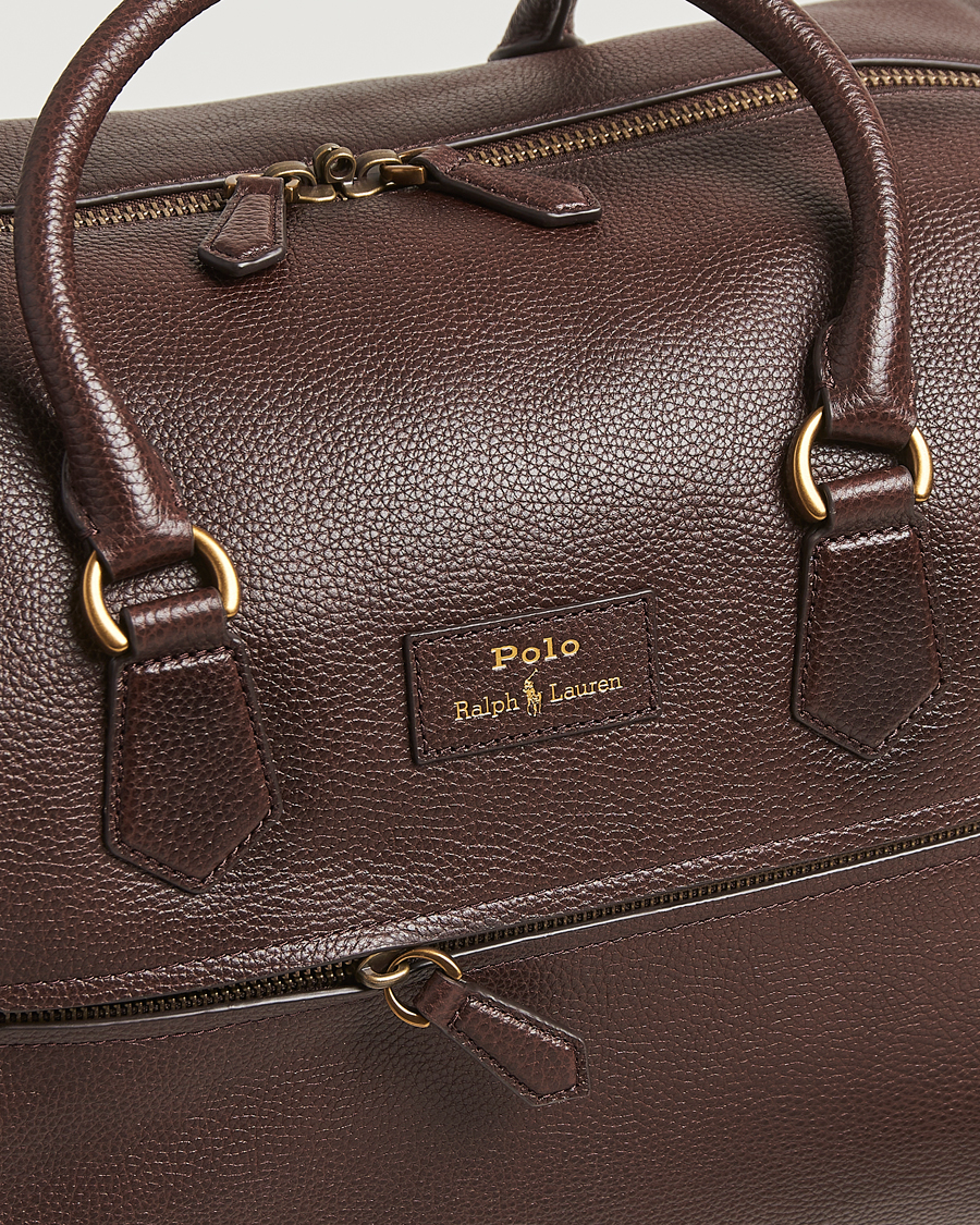 Heren | Tassen | Polo Ralph Lauren | Polo Ralph LaurenPebble Leather Duffle BagDark Brown