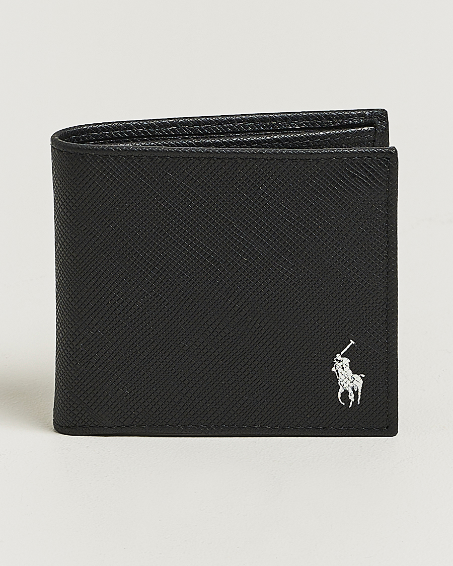 Heren | Portemonnees | Polo Ralph Lauren | Saffiano Leather Wallet Black