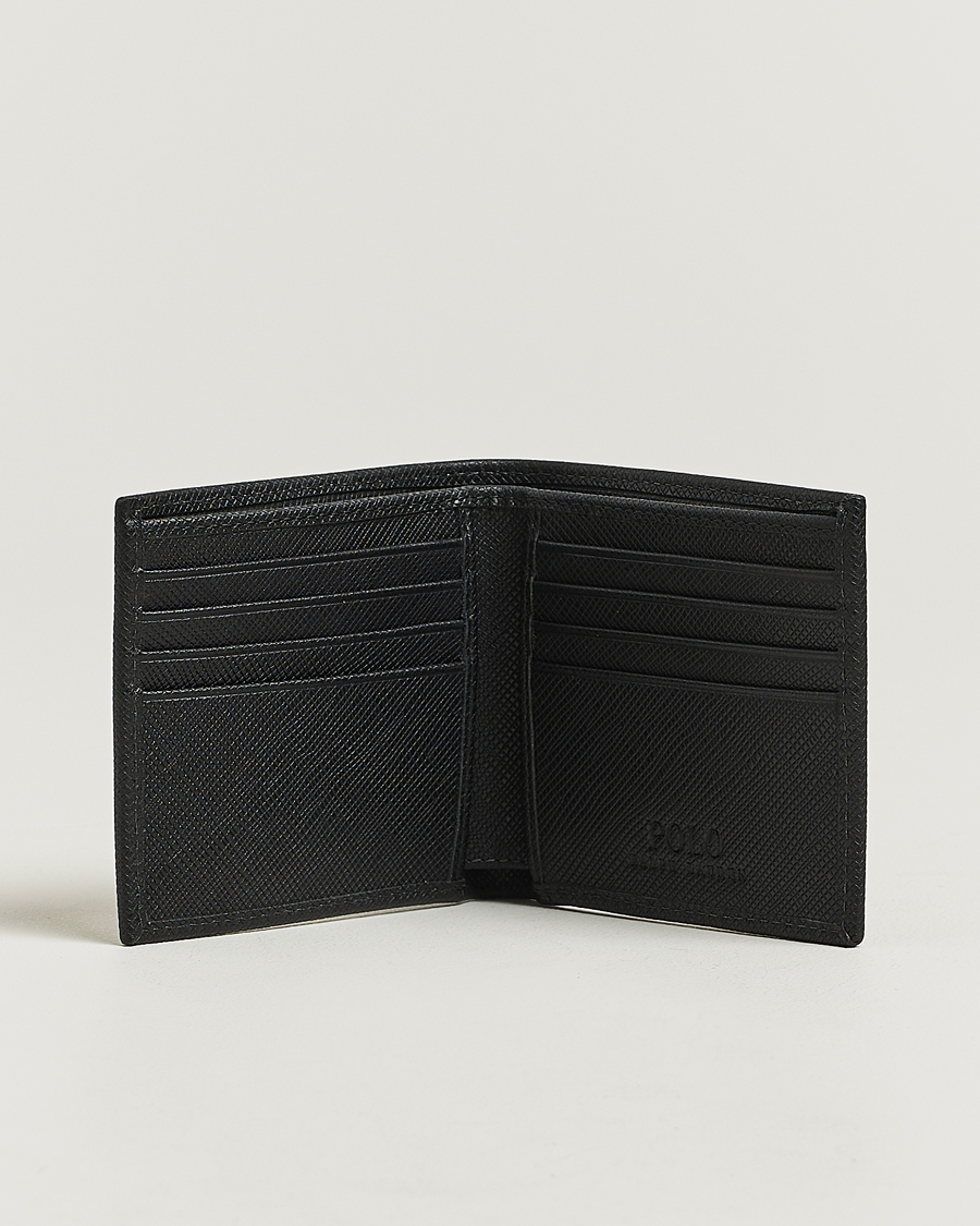 Heren | Portemonnees | Polo Ralph Lauren | Saffiano Leather Wallet Black