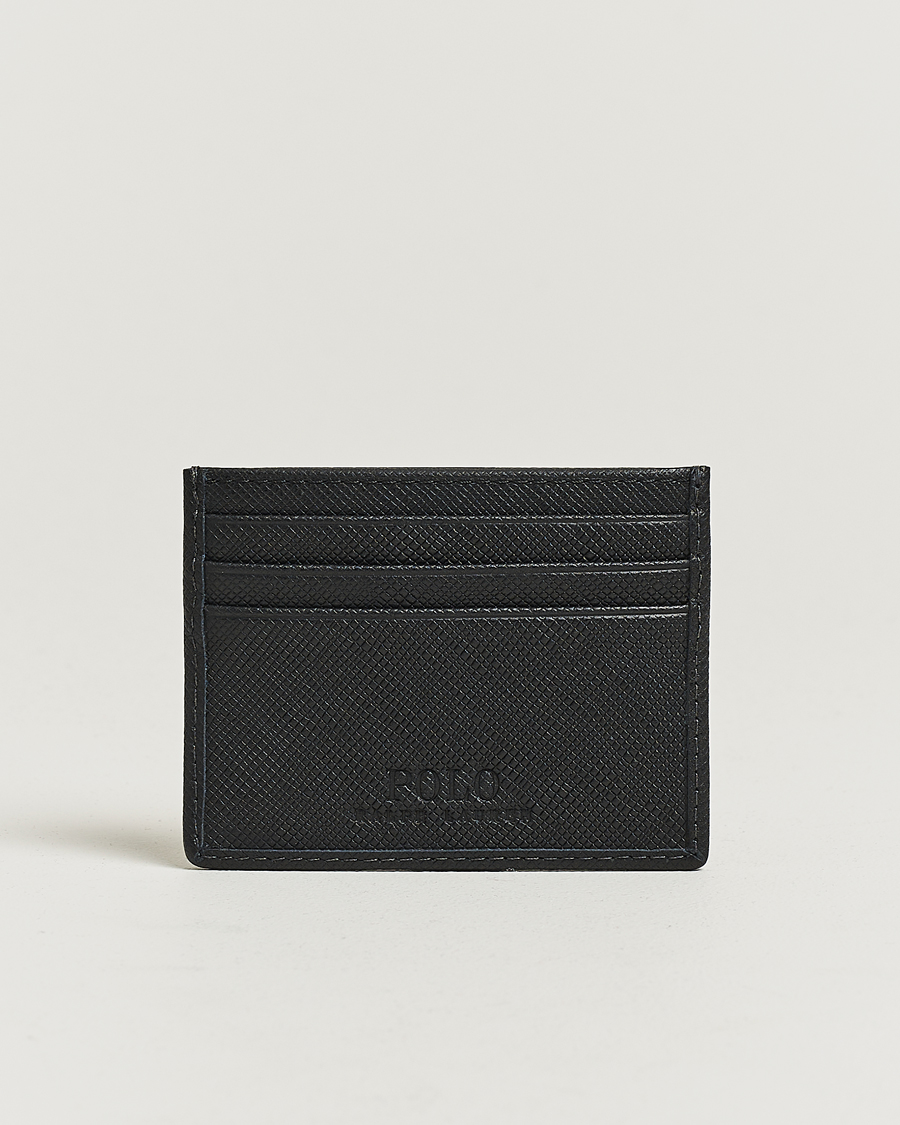 Heren | Portemonnees | Polo Ralph Lauren | Saffiano Leather Credit Card Case Black