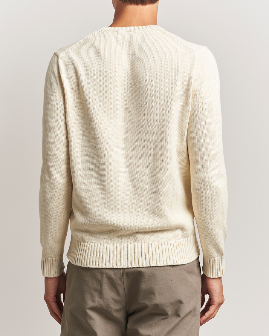 Homme | Pulls Et Tricots | Polo Ralph Lauren | Cotton Crew Neck Sweater Andover Cream