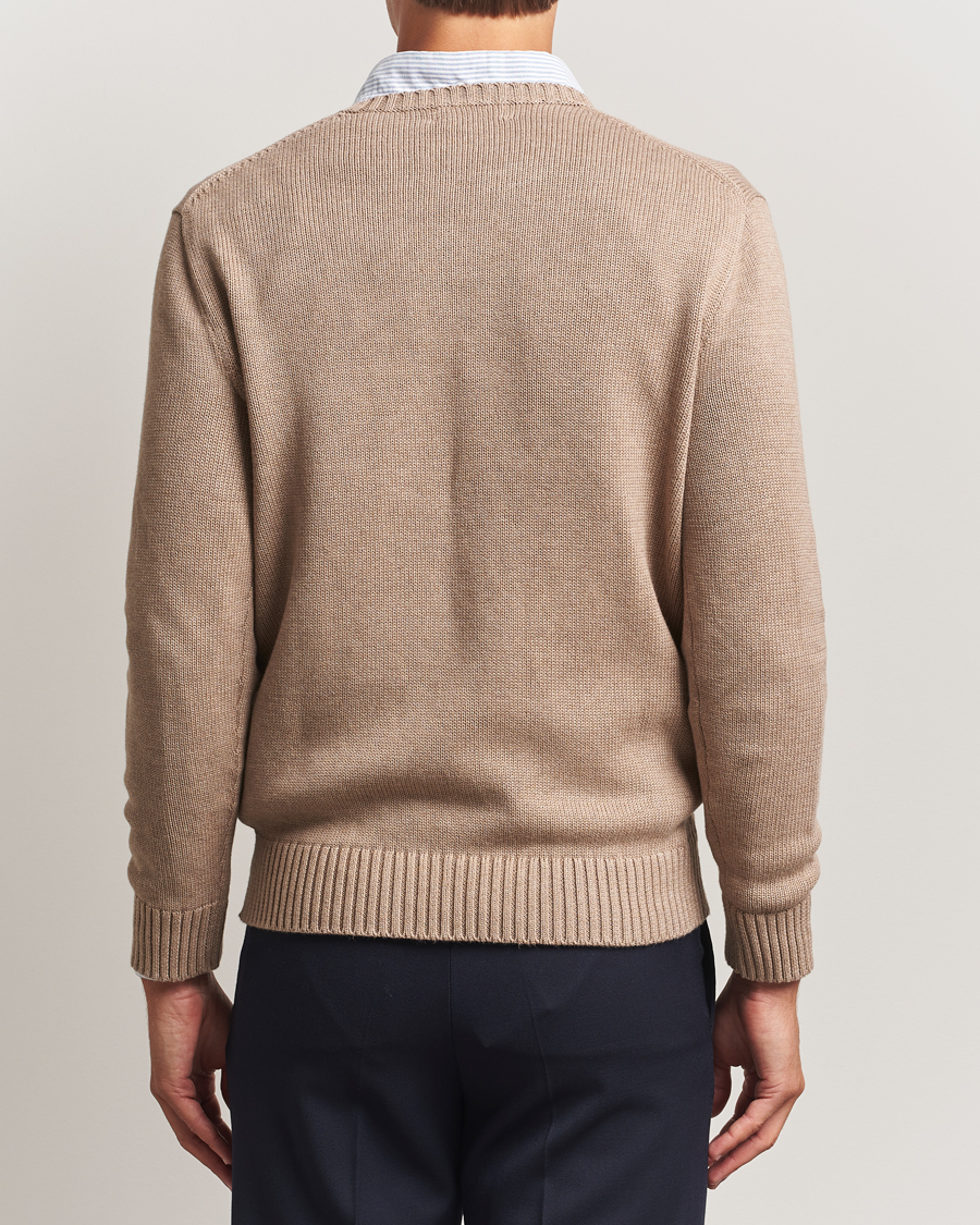 Homme | Pulls Et Tricots | Polo Ralph Lauren | Cotton Crew Neck Sweater Bronze Melange