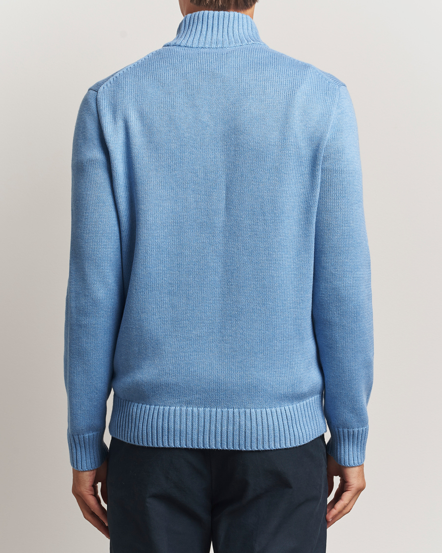 Homme | Pulls Et Tricots | Polo Ralph Lauren | Cotton Pullover Half Zip Soft Royal Heather