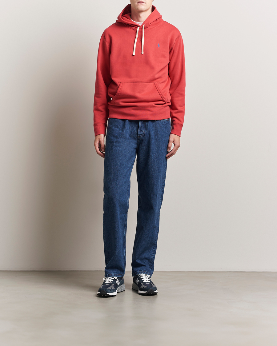 Homme | Pulls Et Tricots | Polo Ralph Lauren | RL Fleece Hoodie Sunrise Red