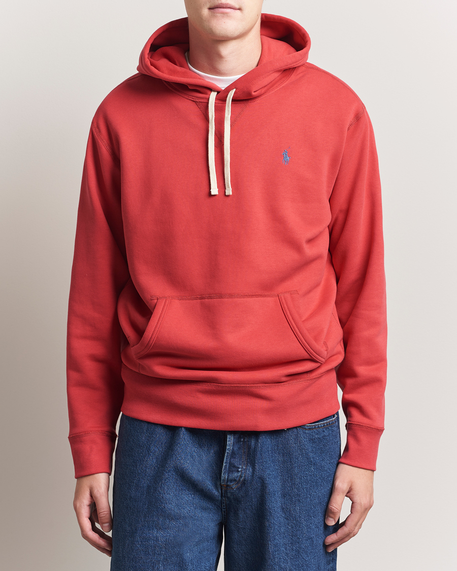Homme | Pulls Et Tricots | Polo Ralph Lauren | RL Fleece Hoodie Sunrise Red
