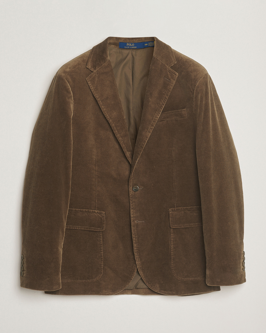 Homme | Blazers | Polo Ralph Lauren | Single Breasted Corduroy Sportcoat Montana Brown