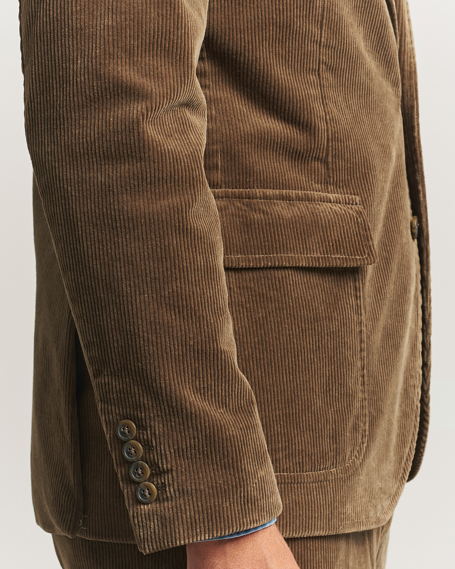 Homme | Blazers | Polo Ralph Lauren | Single Breasted Corduroy Sportcoat Montana Brown